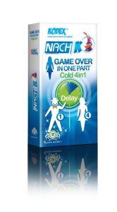 کاندوم تحریک کننده بانوان سرد کدکس Game Over In One Part Cold 4in1 با خار و شیار