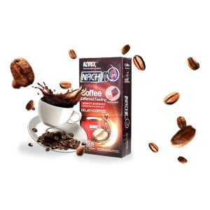 کاندوم تاخیری فوق نازک ناچ کدکس مدل Coffee+Delay بسته 12 عددی