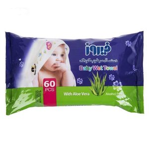 دستمال مرطوب کودک فیروز آلوئه ورا