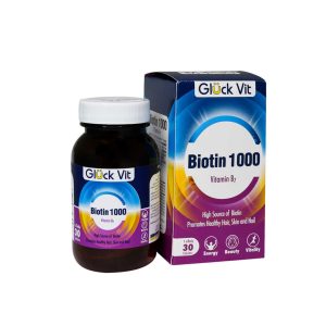 قرص بیوتین 1000میکروگرم گلوک ویت Gluck vit