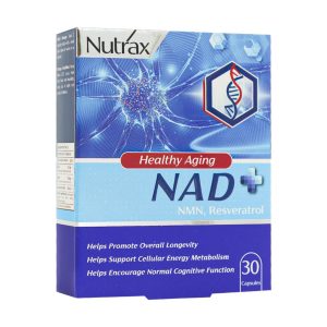 تصویر کپسول ان ای دی پلاس نوتراکس Nutrax NAD Plus – مکمل تقویت انرژی، تمرکز و کاهش علائم پیری